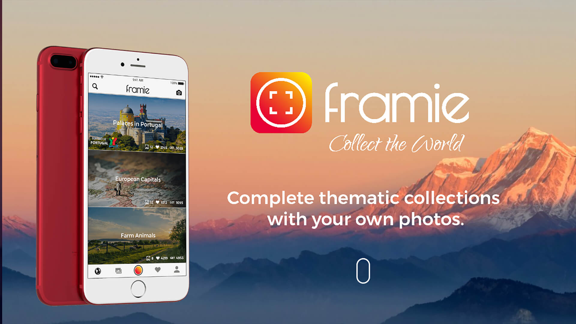 Framie startup app available on the market