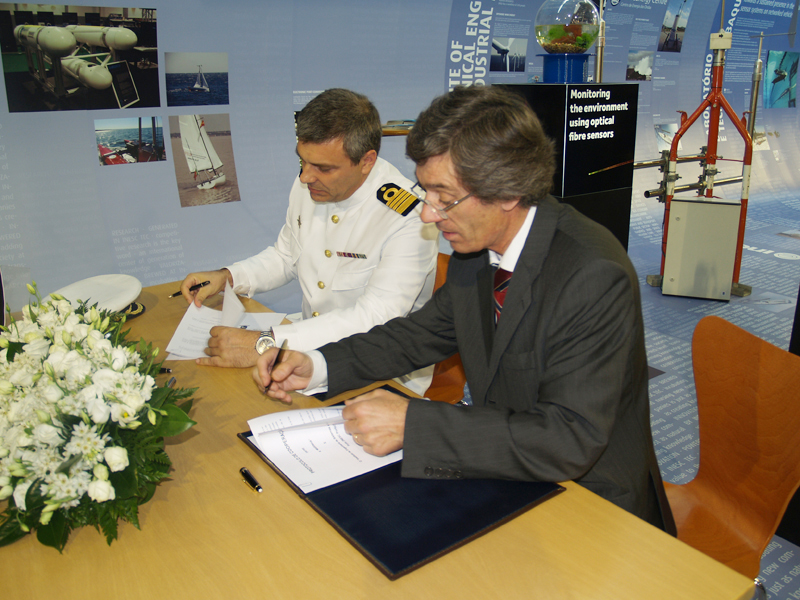 INESC Porto and the Portuguese Navy sign partnership agreement at the Fair of the Sea  